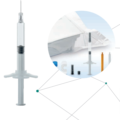 PRE-FILLABLE Gx RTF® ClearJect® PLASTIC SYRINGES